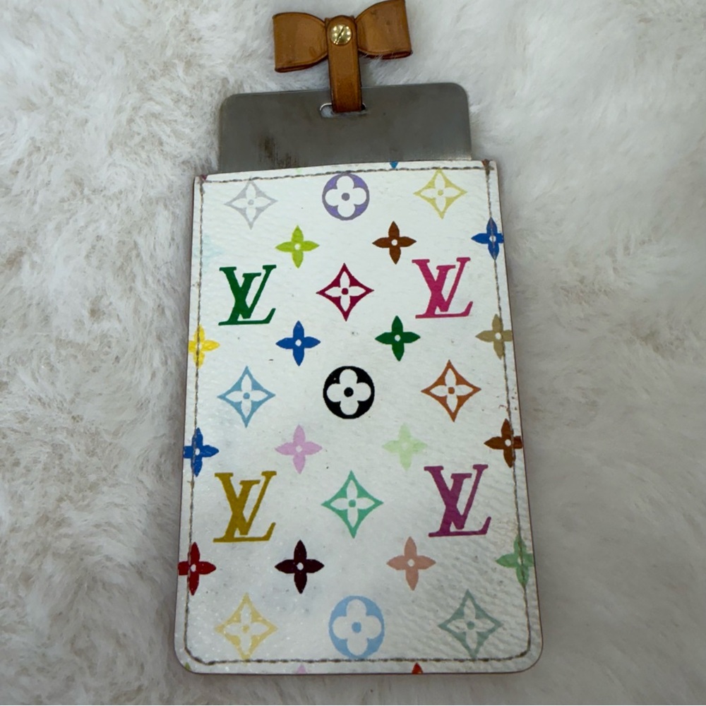 Louis Vuitton Multicolor Monogram Card Holder and Mirror - Picture 4 of 5